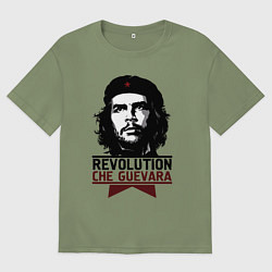 Футболка оверсайз мужская Revolution hero, цвет: авокадо