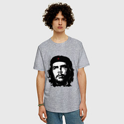 Футболка оверсайз мужская Ernesto Che Guevara, цвет: меланж — фото 2