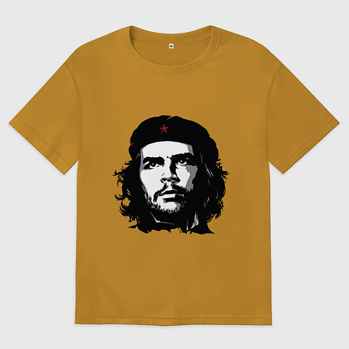 Мужская футболка оверсайз Ernesto Che Guevara / Горчичный – фото 1