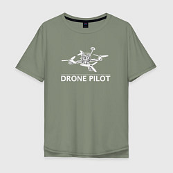 Мужская футболка оверсайз Drones pilot