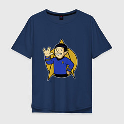 Мужская футболка оверсайз Spoke - vault boy