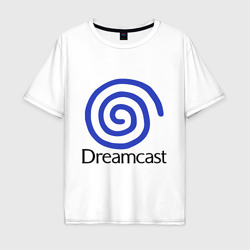 Мужская футболка оверсайз Sega dreamcast / Белый – фото 1