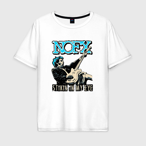 Мужская футболка оверсайз Nofx панк рок группа / Белый – фото 1