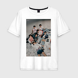Футболка оверсайз мужская Stray Kids Maxident, цвет: белый