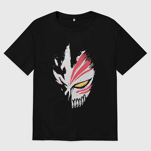 Мужская футболка оверсайз Полупустой Ичиго / Черный – фото 1