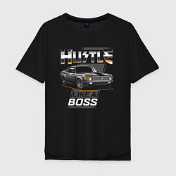 Мужская футболка оверсайз Chevrolet Camaro boss