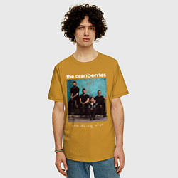 Футболка оверсайз мужская The Cranberries rock, цвет: горчичный — фото 2