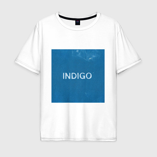 Мужская футболка оверсайз Indigo / Белый – фото 1