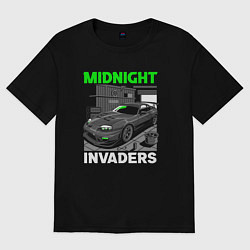 Мужская футболка оверсайз Midnight inviders - Toyota Supra