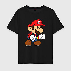 Мужская футболка оверсайз Классический Марио
