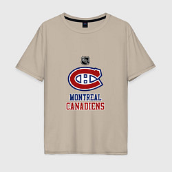 Мужская футболка оверсайз Монреаль Канадиенс - НХЛ