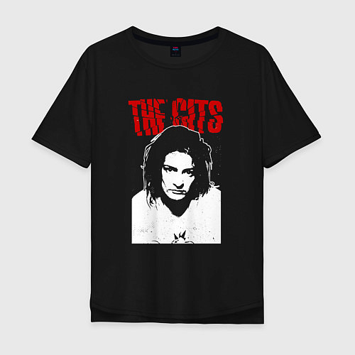 Мужская футболка оверсайз The gits панк рок группа / Черный – фото 1