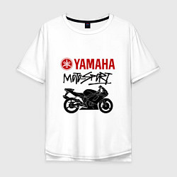 Мужская футболка оверсайз Yamaha - motorsport