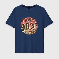 Мужская футболка оверсайз I love 90-s