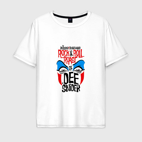 Мужская футболка оверсайз Dee Snider / Белый – фото 1