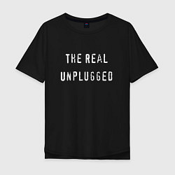Мужская футболка оверсайз The real unplugged: Фараон