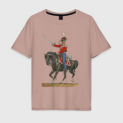 Мужская футболка оверсайз Обер-офицер лейб-гвардии казачьего полка