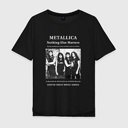 Мужская футболка оверсайз Metallica Nothing Else Matters