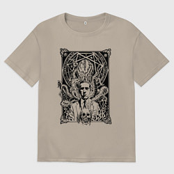 Мужская футболка оверсайз ЛавкрафтКтулху