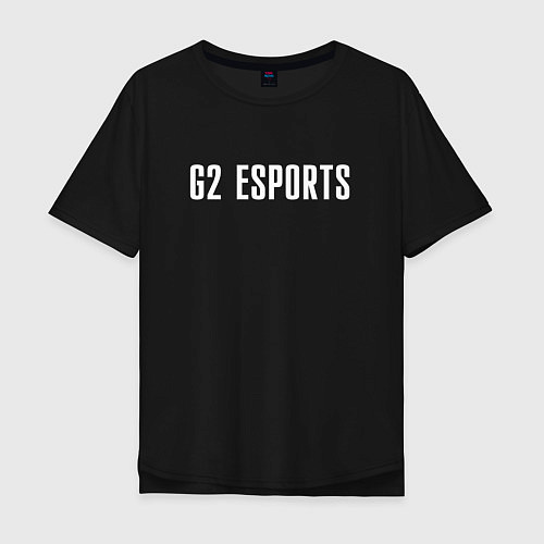 Мужская футболка оверсайз G2 ESPORTS / Черный – фото 1