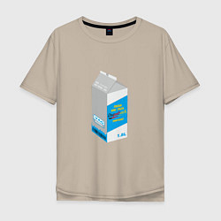 Мужская футболка оверсайз Milk one pack vagodroch