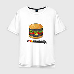 Мужская футболка оверсайз VAGburger tyres