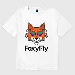 Футболка оверсайз мужская FoxyFly, цвет: белый