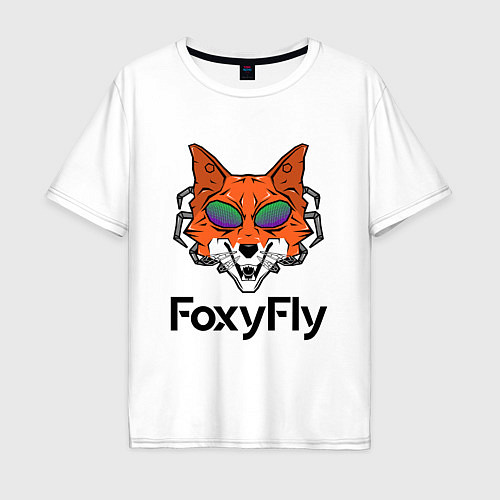 Мужская футболка оверсайз FoxyFly / Белый – фото 1