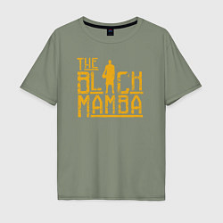 Футболка оверсайз мужская The black mamba, цвет: авокадо