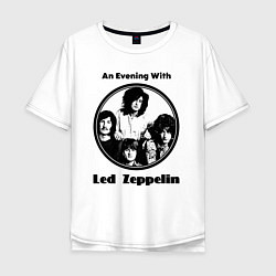 Мужская футболка оверсайз Led Zeppelin retro