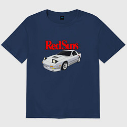 Мужская футболка оверсайз Red Suns