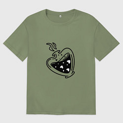 Футболка оверсайз мужская Love potion, цвет: авокадо