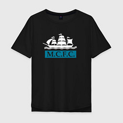 Мужская футболка оверсайз Манчестер Сити корабль