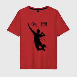 Мужская футболка оверсайз FIVB - международная федерация волейбола