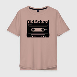 Мужская футболка оверсайз Old school music