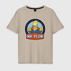 Мужская футболка оверсайз Mr Plow