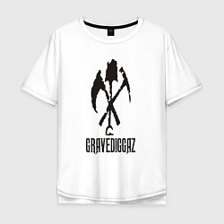 Мужская футболка оверсайз Gravediggaz style