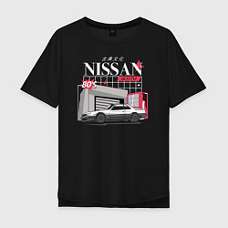 Мужская футболка оверсайз Nissan Skyline sport