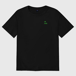 Футболка оверсайз мужская Minimalism, цвет: черный