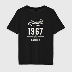 Футболка оверсайз мужская 1967 ограниченный выпуск, цвет: черный
