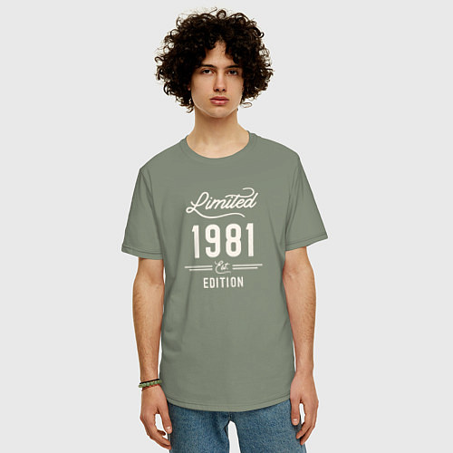 Мужская футболка оверсайз 1981 ограниченный выпуск / Авокадо – фото 3