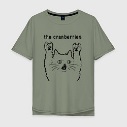 Мужская футболка оверсайз The Cranberries - rock cat