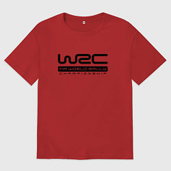 Мужская футболка оверсайз Чемпионат мира по ралли