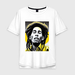 Мужская футболка оверсайз Bob Marley Digital Art