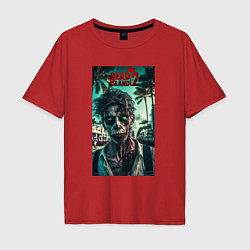 Мужская футболка оверсайз Зомби мертвый остров