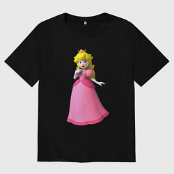 Мужская футболка оверсайз Пич принцесса из Марио