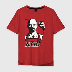 Мужская футболка оверсайз KGB Lenin