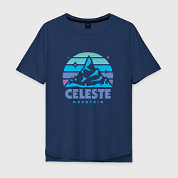 Мужская футболка оверсайз Celeste mountain