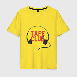 Мужская футболка оверсайз Tape club