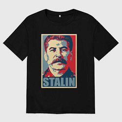 Футболка оверсайз мужская Stalin USSR, цвет: черный